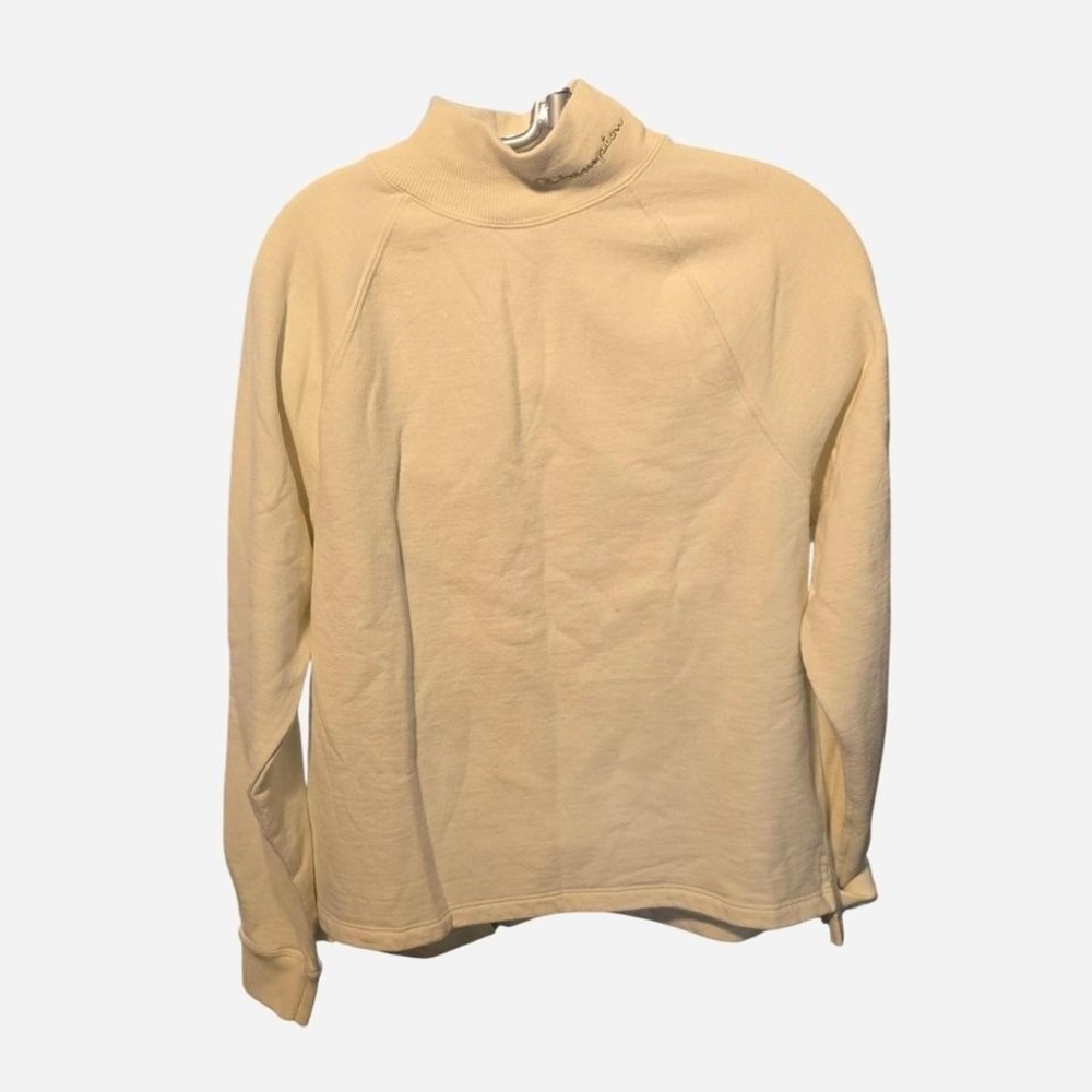 WOMENS CHAMPION RETRO STYLE CREAM CREW NECK‎ SIZE MEDIUM